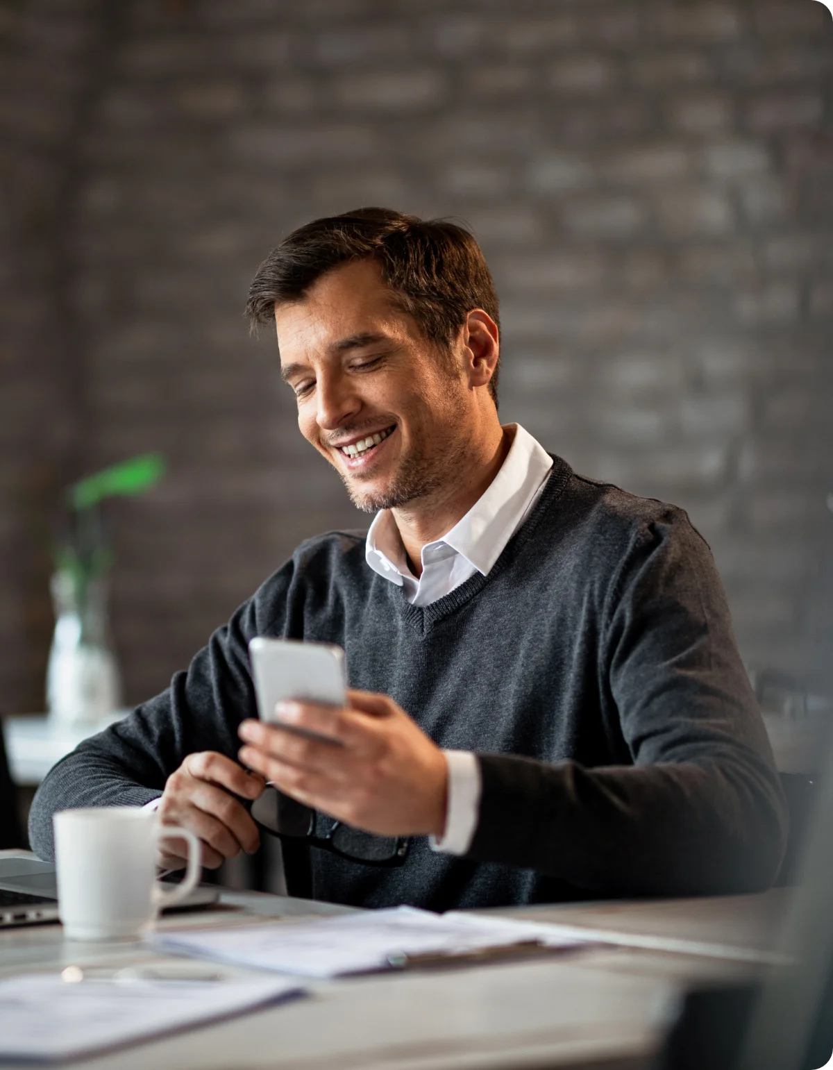 Empreendedores trabalhando